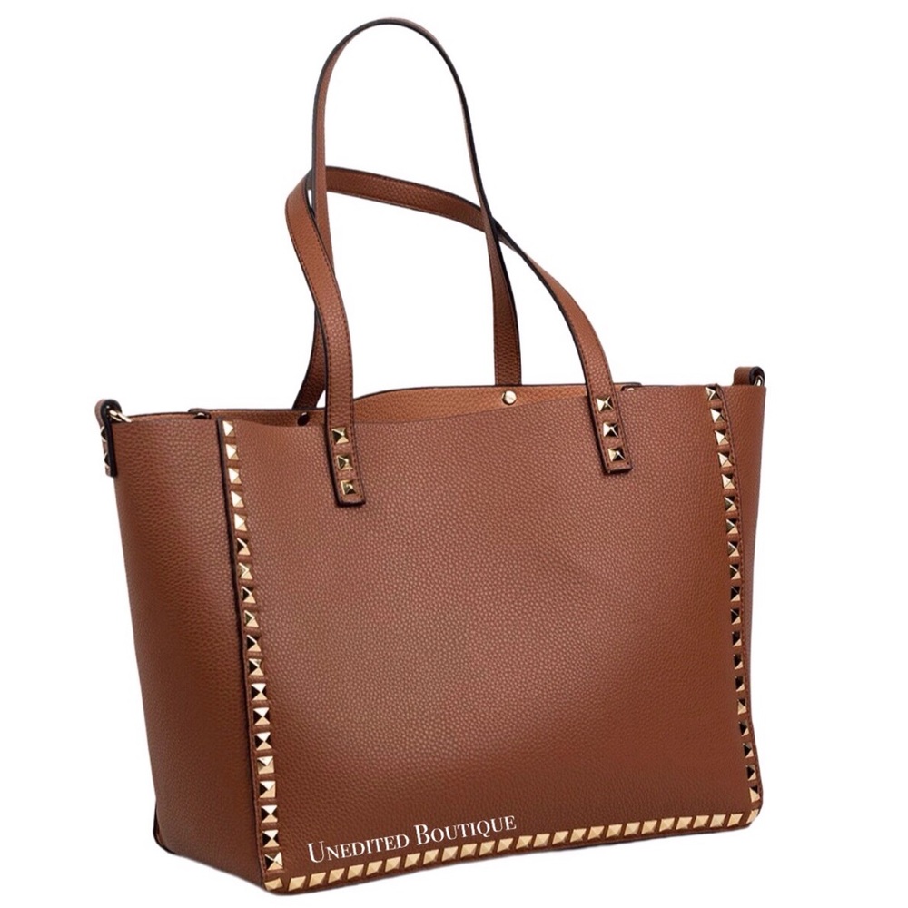 Vegan Leather Tote Handbag